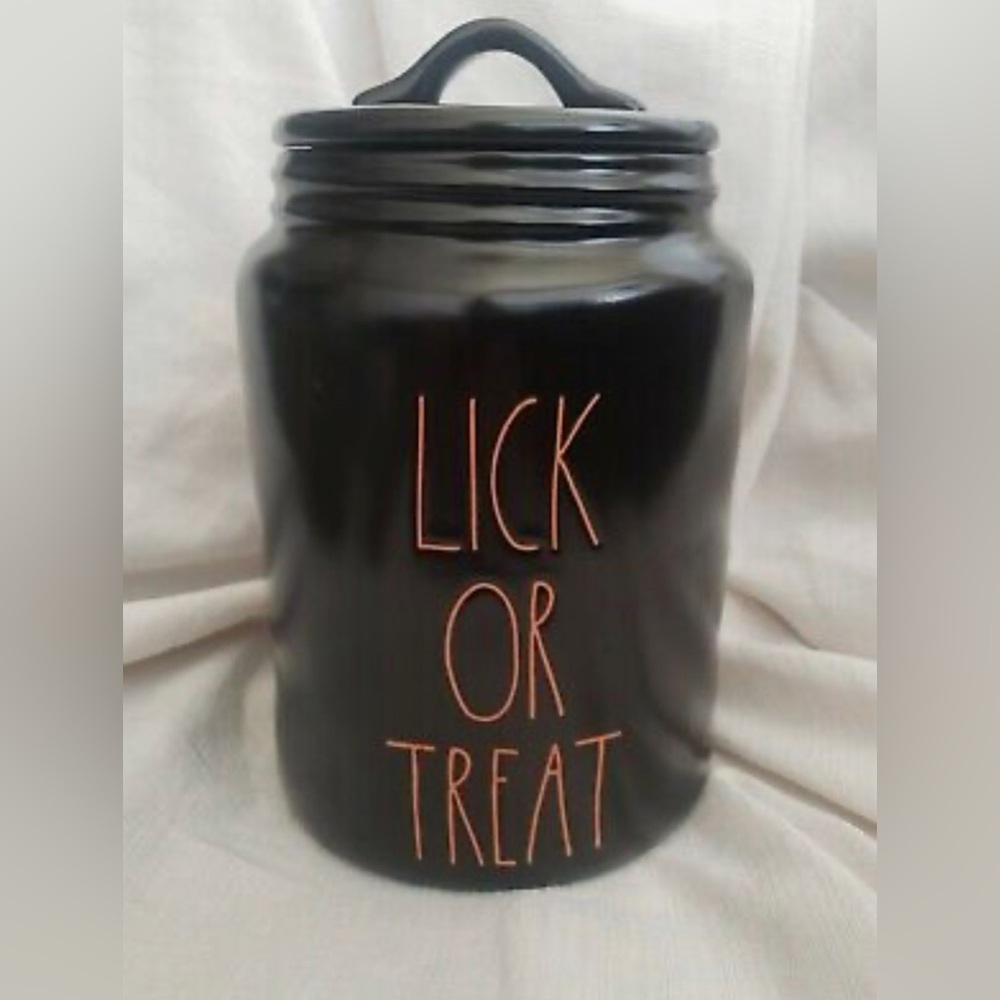 Lick or Treat Rae Dunn Halloween Cannister